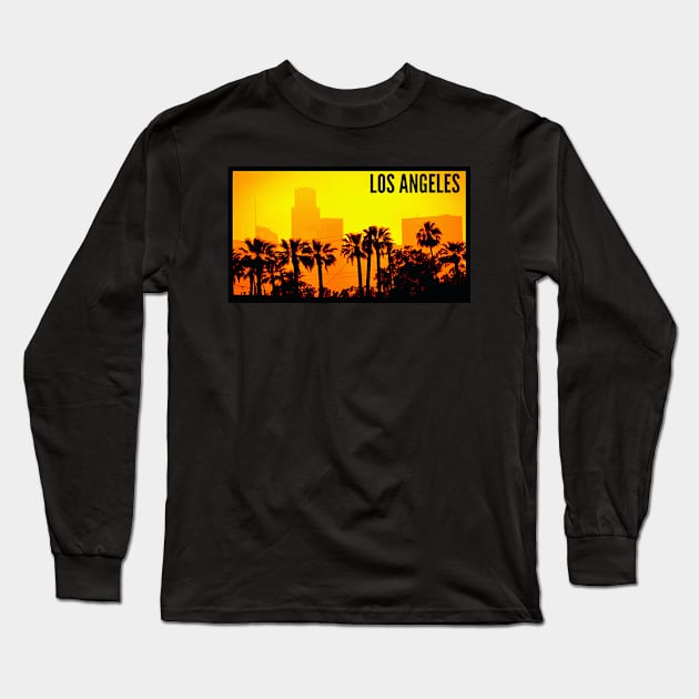 Los Angeles Art1 Long Sleeve T-Shirt by ILMphotoguy